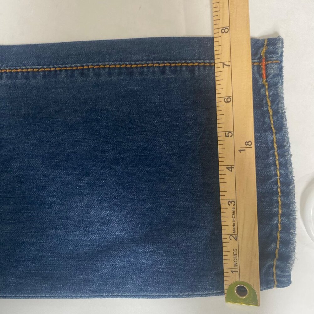 True Religion Ricki Jeans Mens Size 25X32 Dark Wash Relaxed Straight 207444‎ NWT - Picture 15 of 16